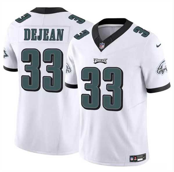 Men & Women & Youth Philadelphia Eagles #33 Cooper DeJean White 2024 Draft F.U.S.E. Vapor Untouchable Limited Stitched Jersey